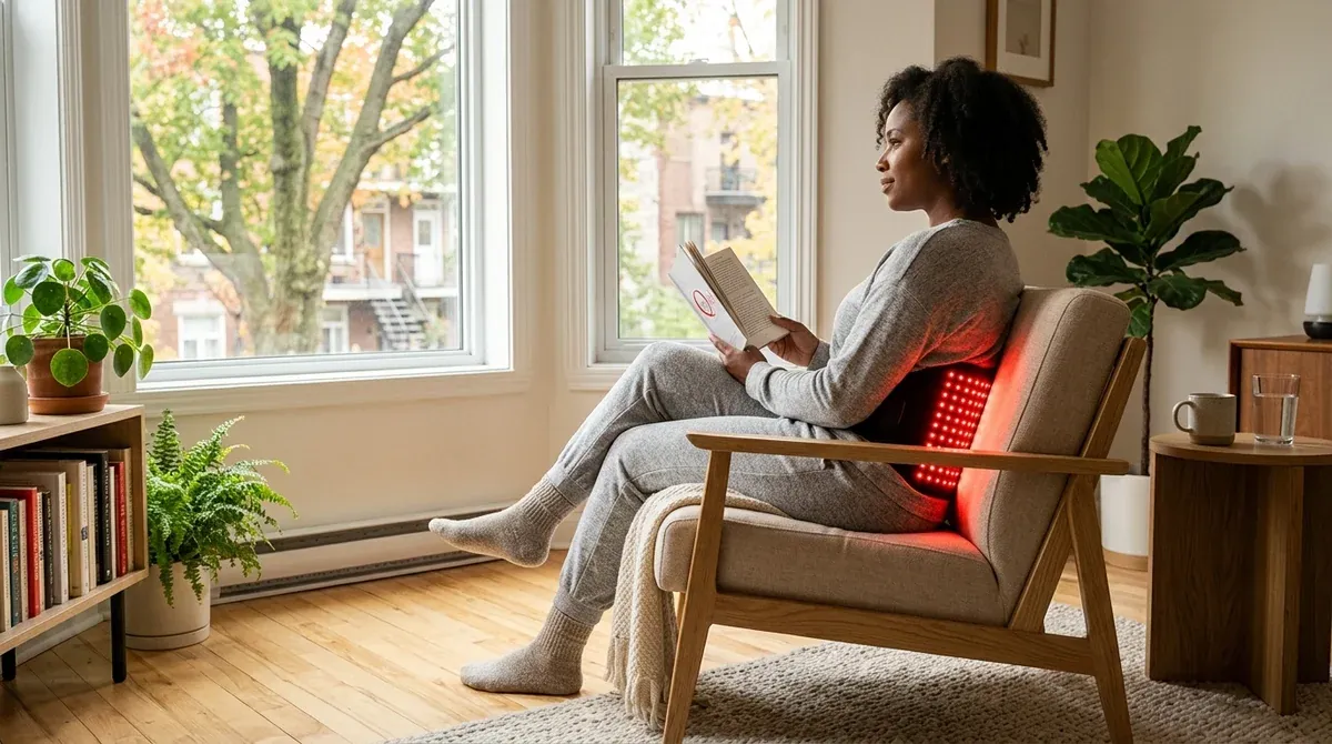 FlexBeam (Recharge Health) red light therapy promo in Canada